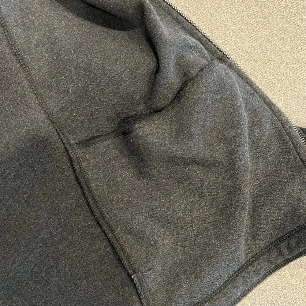Perry Ellis Men’s Full Zip Rib Knit Ottoman Collard Sweater Black Size L